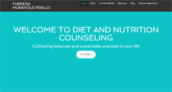Desktop Screenshot of dietandnutritioncounseling.com